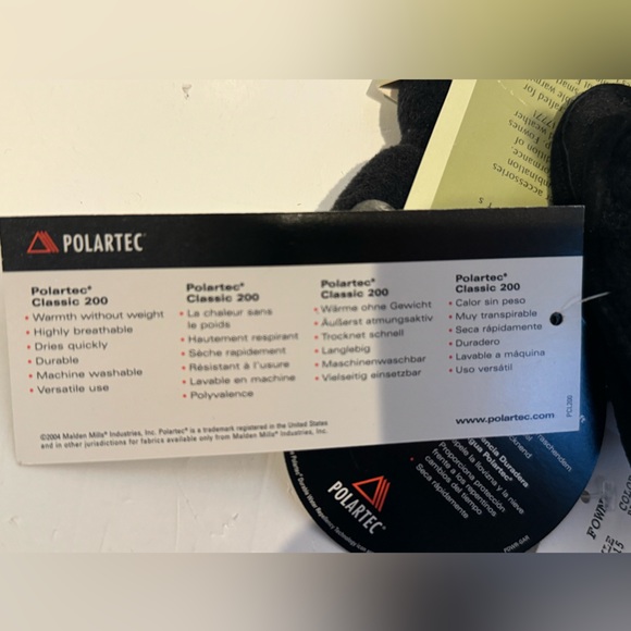 Polartec women’s winter water resistant Black gloves - Picture 3 of 5